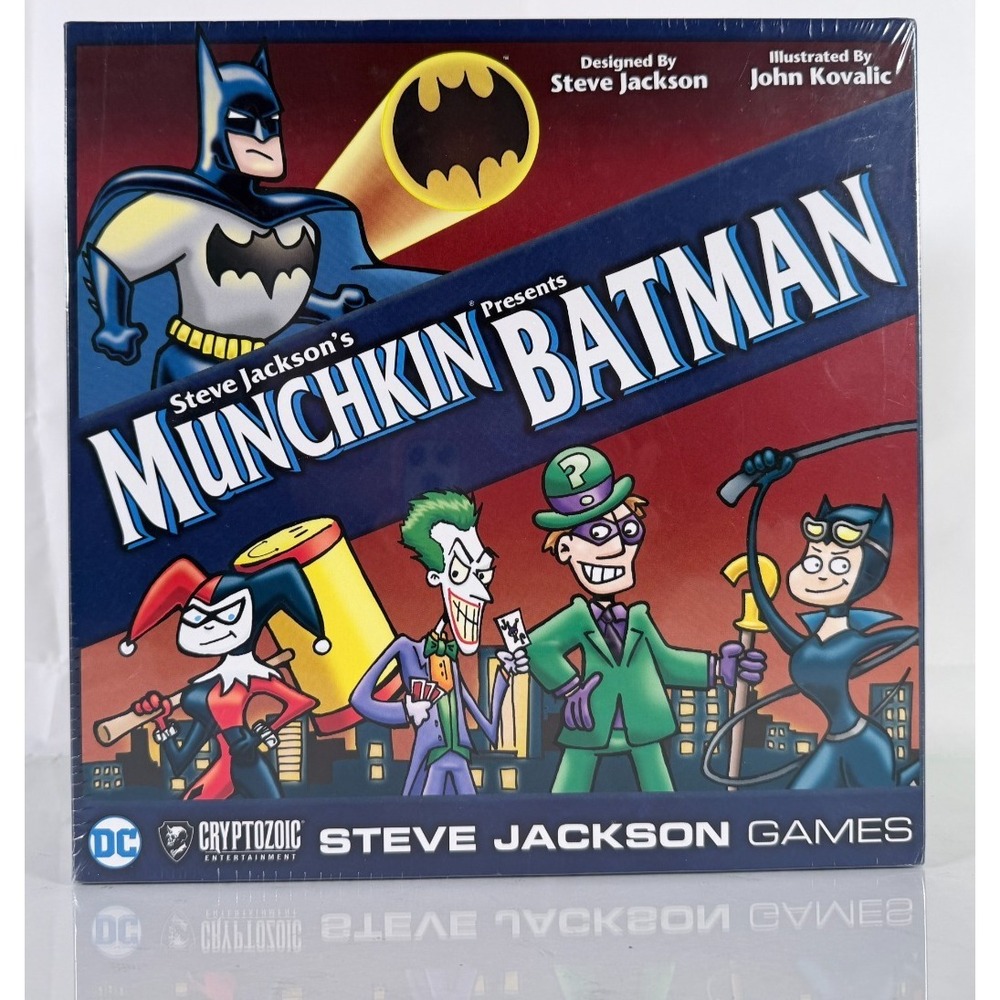 Munchkin Batman Brand New Sealed 1st‎ Edition Steve Jackson DC Comics Board Game